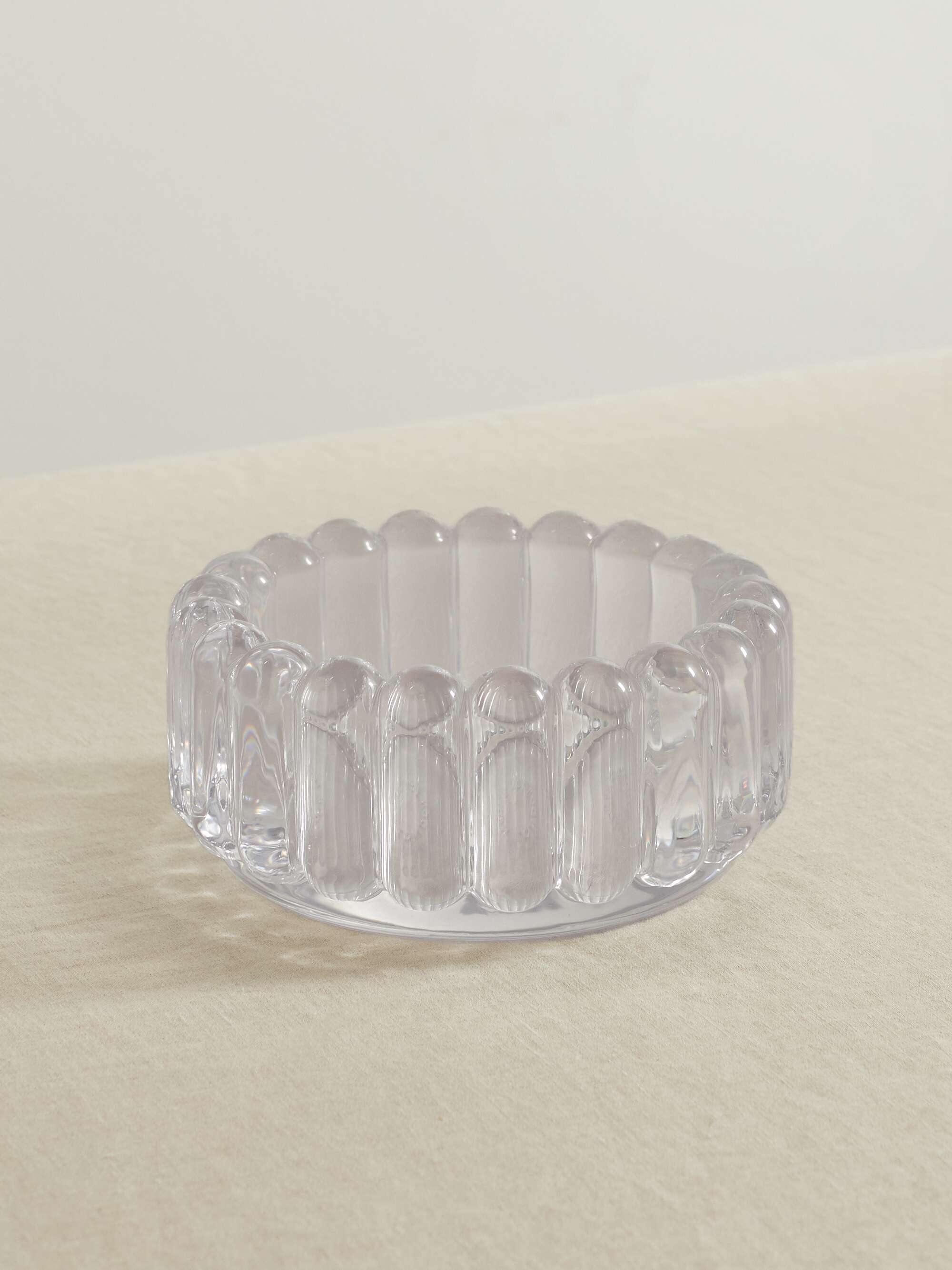 TOM DIXON Press small fluted glass bowl