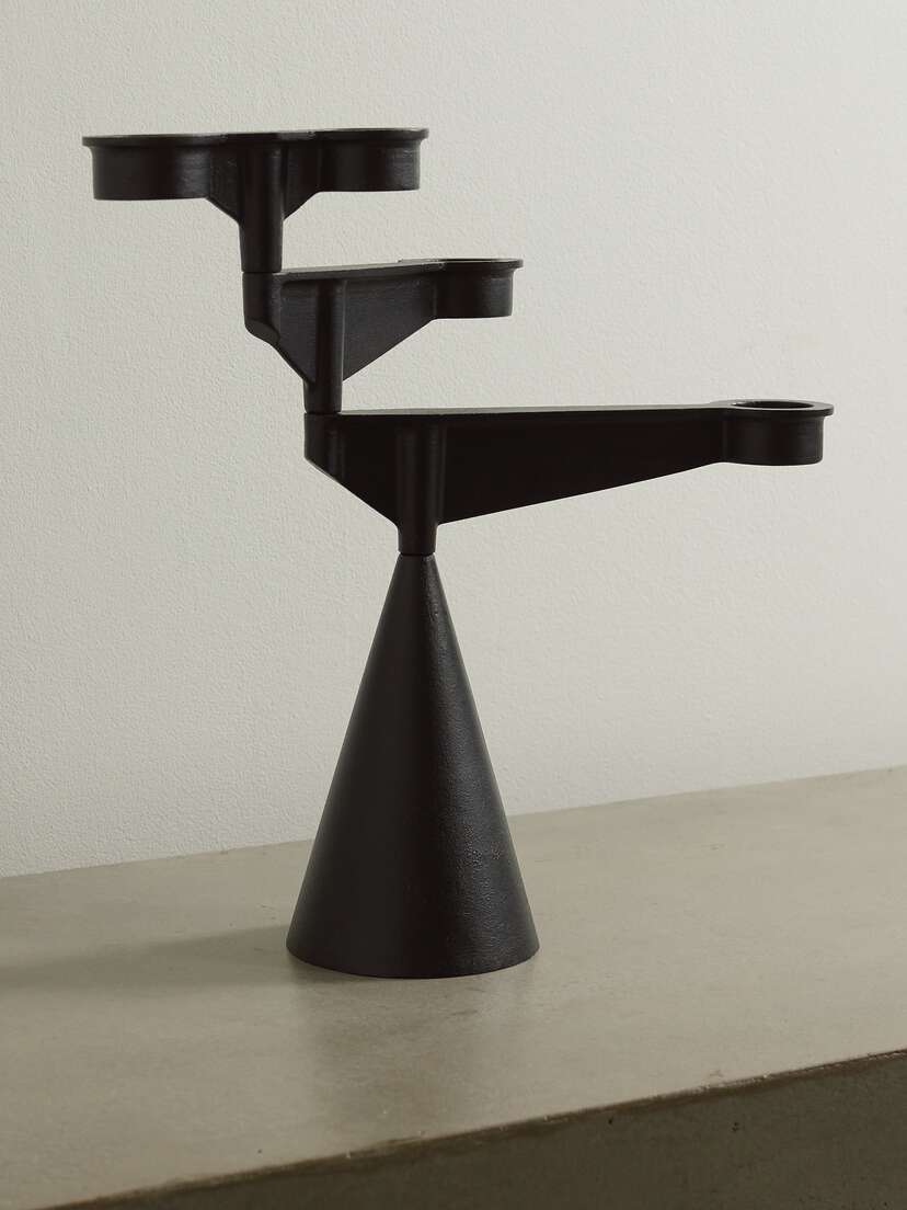 Tom Dixon Spin Mini Cast Iron Candelabra