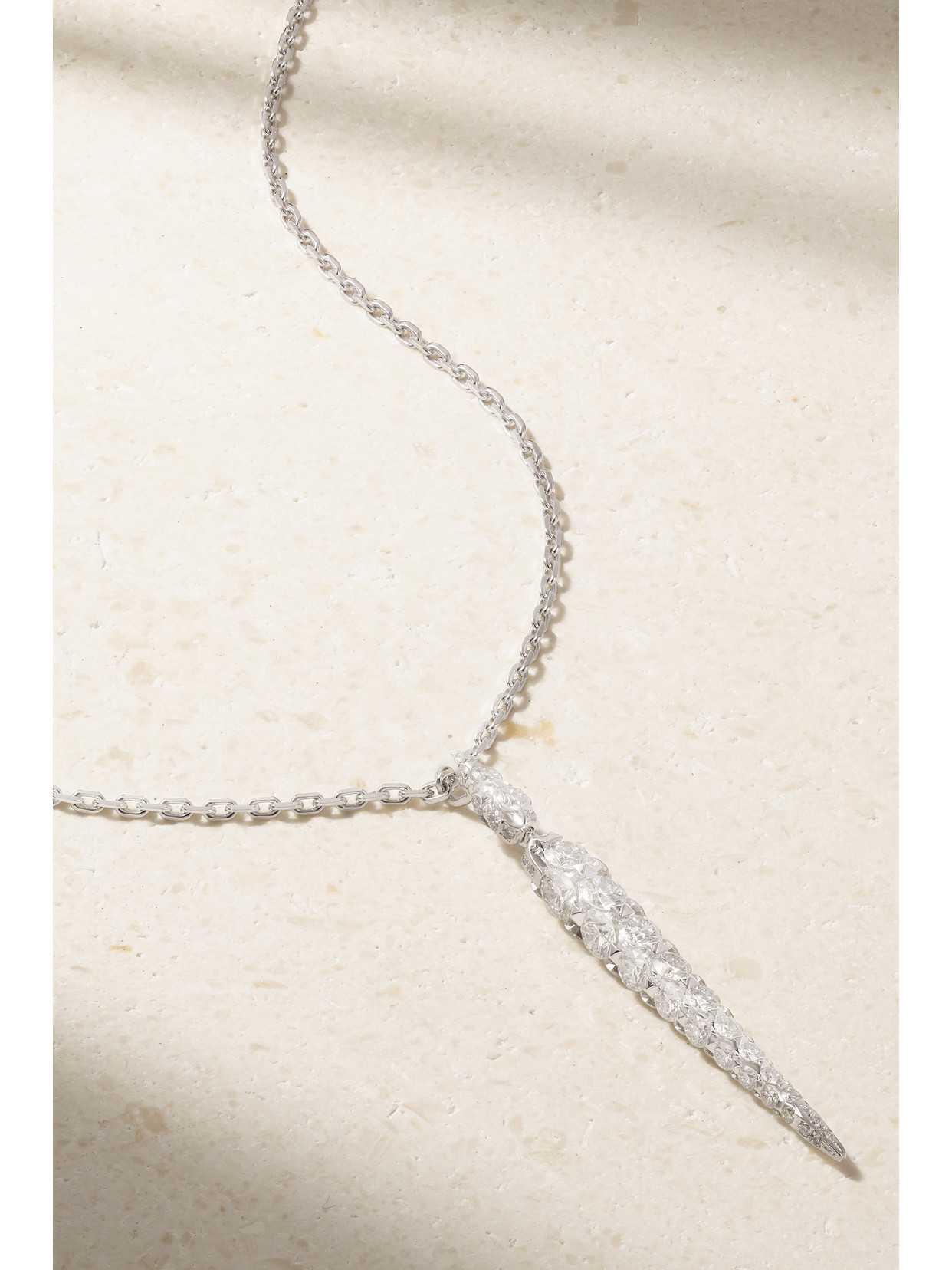 Boghossian - Marveilles Icicle 18-karat White Gold Diamond Necklace - One size