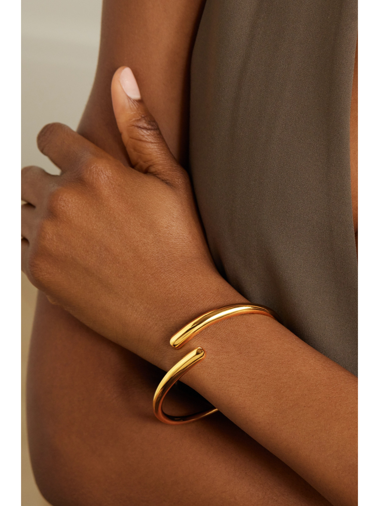 Lie Studio The Olga Gold-plated Bracelet In Gold