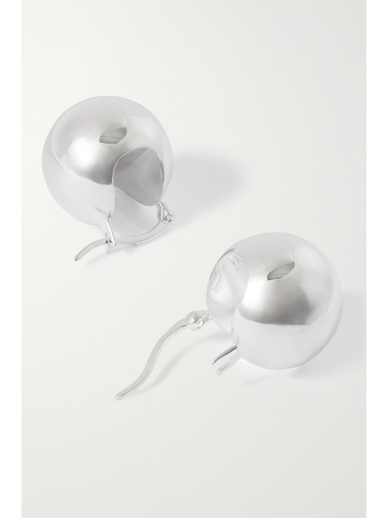 Lie Studio The Ingrid Silver Earrings In Silver