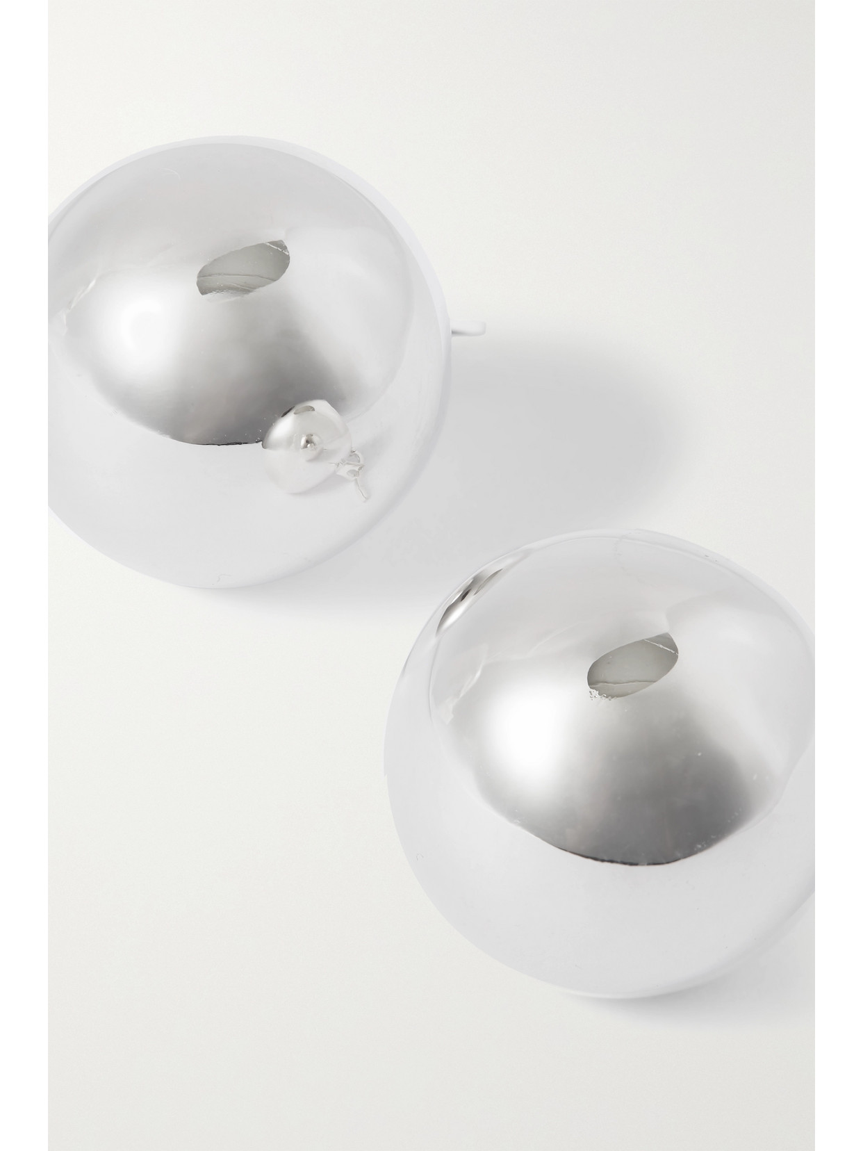 Lie Studio The Ingrid Silver Earrings In Silver