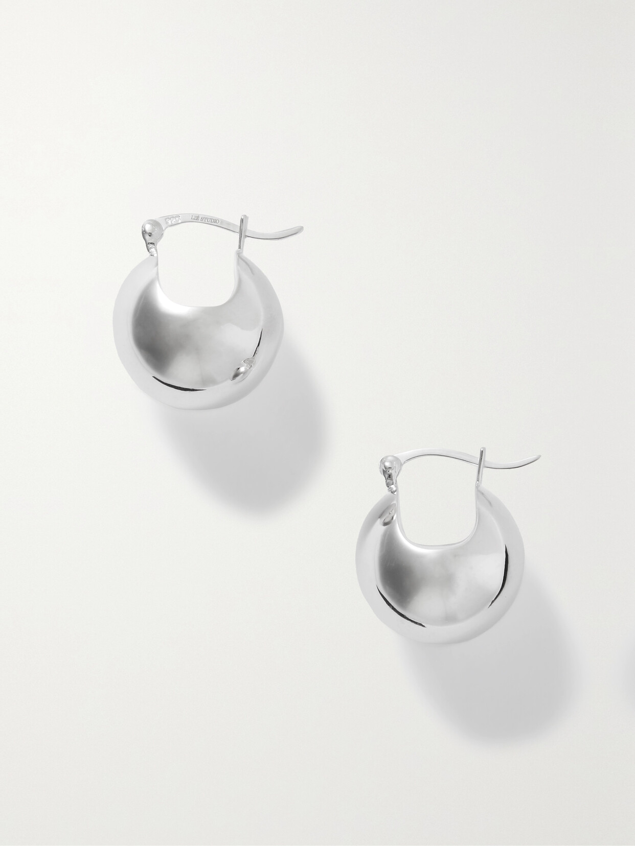 Lie Studio The Ingrid Silver Earrings