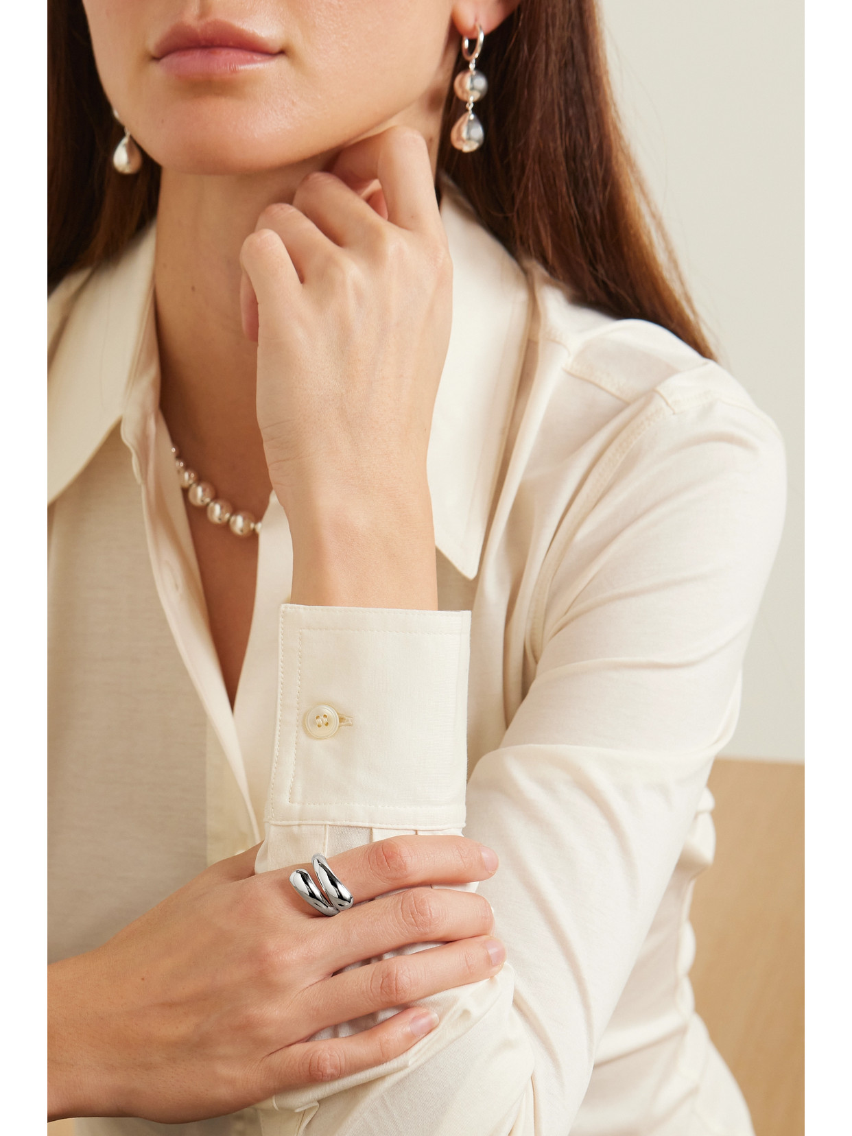 Lie Studio The Victoria Silver Ring In Silver