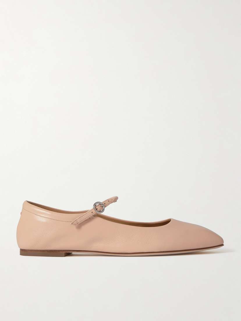 aeyde Uma Leather Mary Jane Ballet Flats