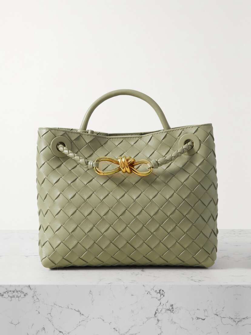 Bottega Veneta Andiamo Small Intrecciato Leather Tote