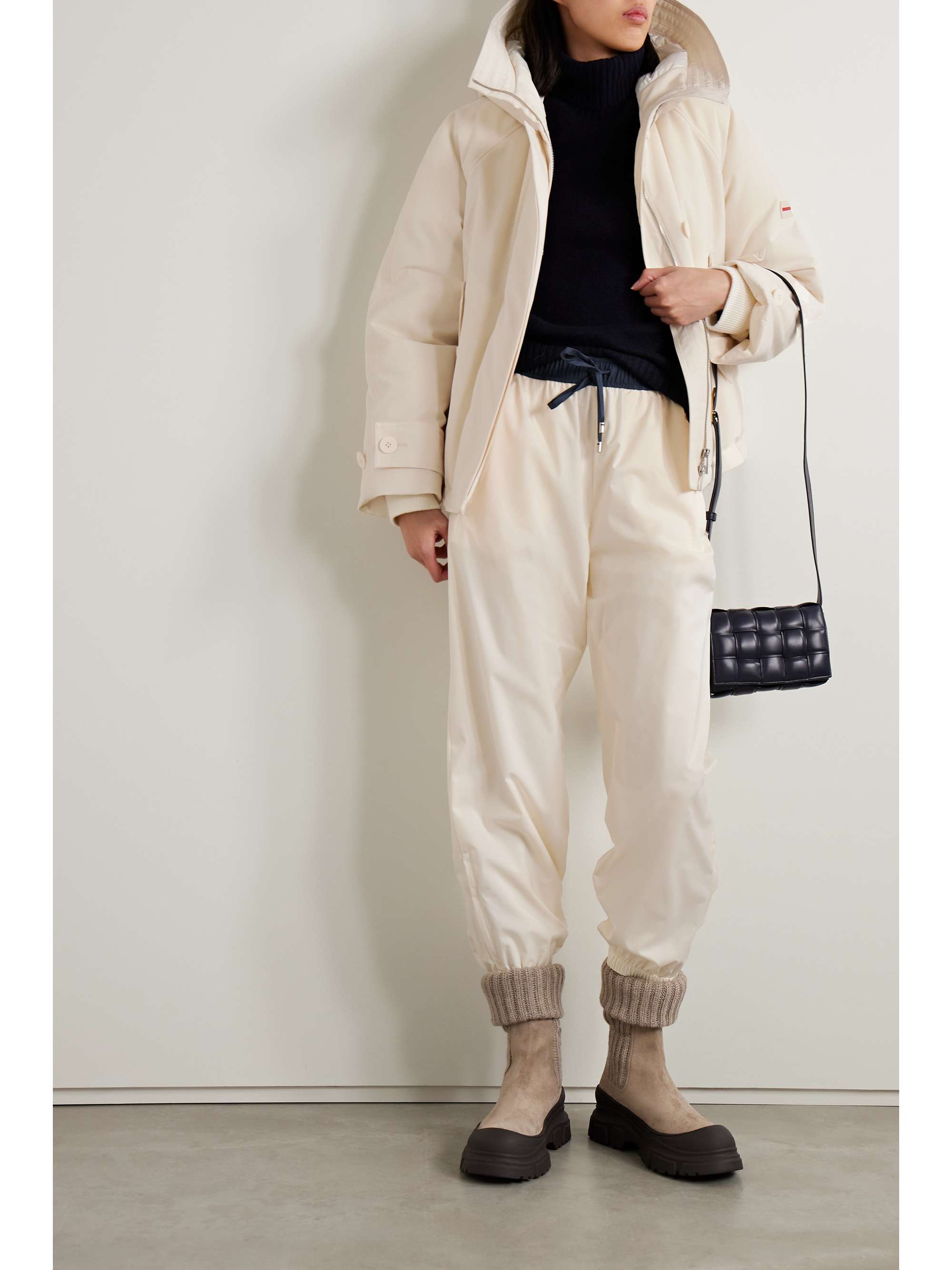LORO PIANA Keelan two tone padded twill track pants NET A PORTER