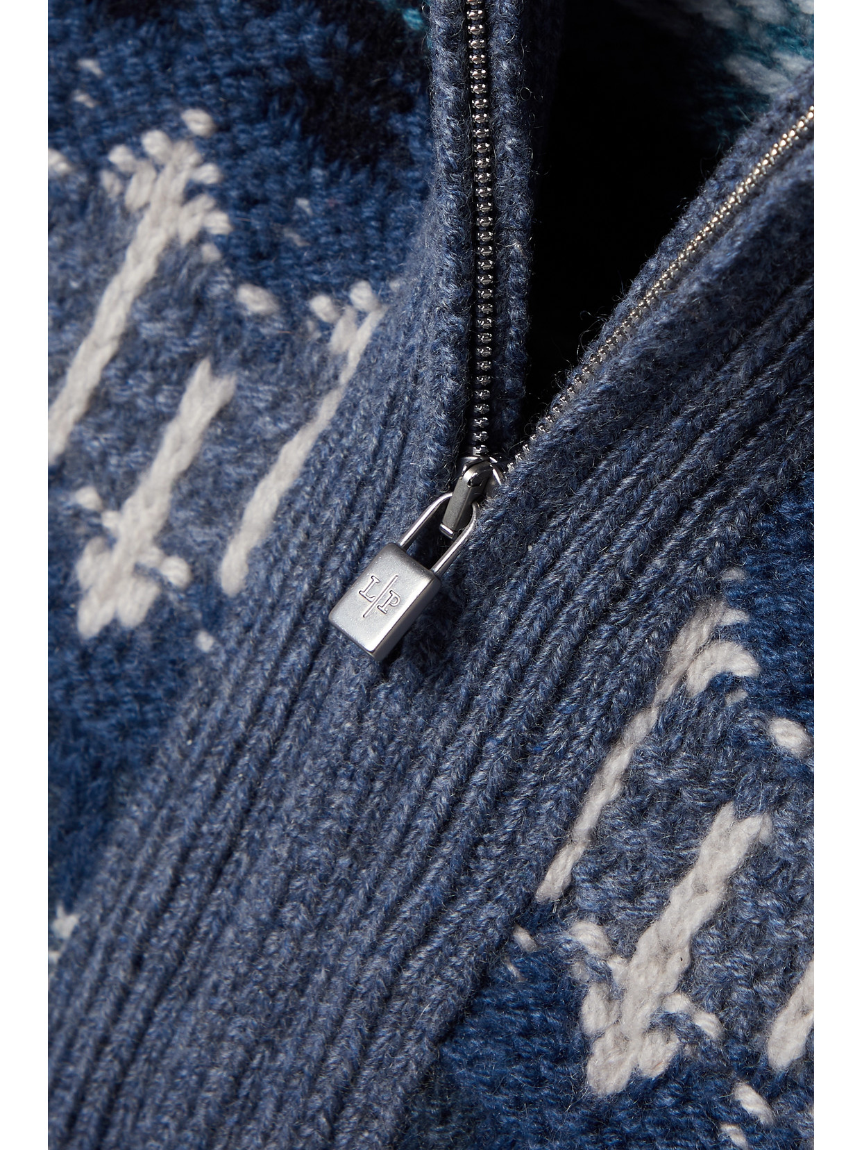 Shop Loro Piana Holiday Noel Jacquard-knit Cashmere Cardigan In Multi