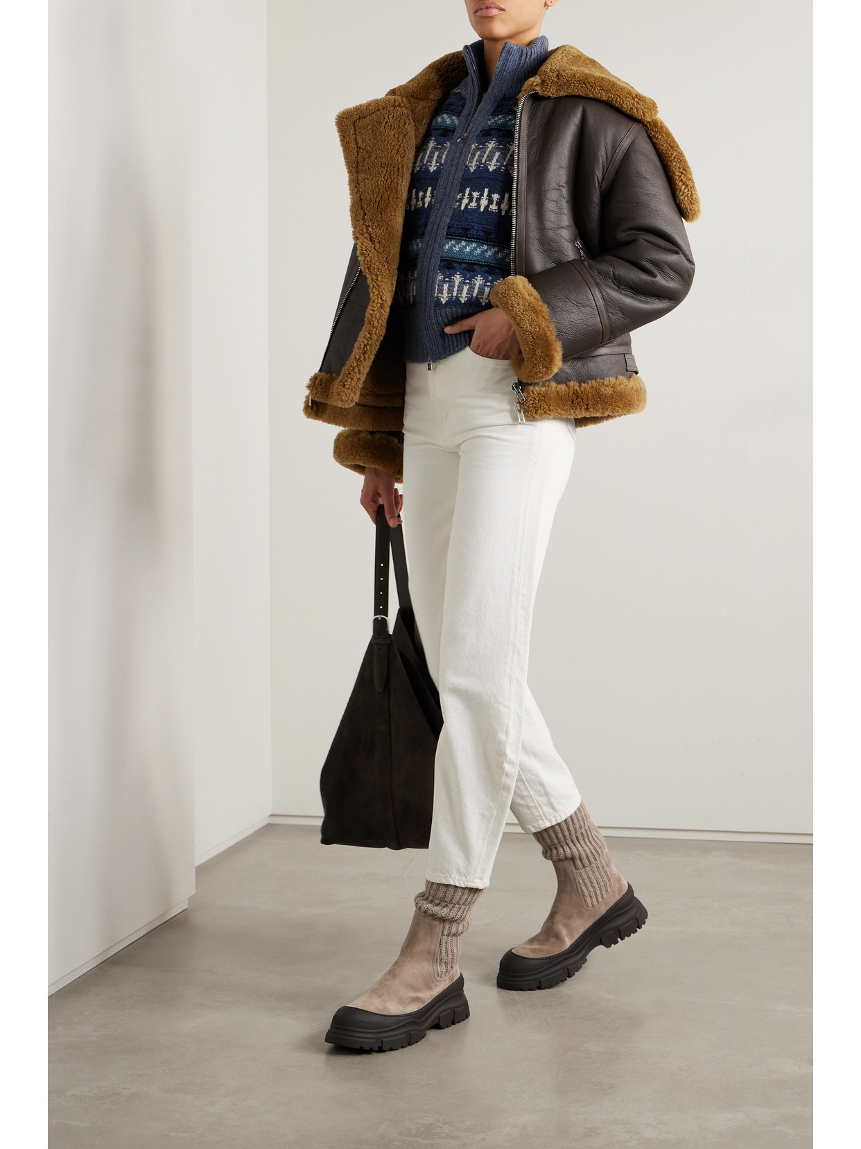 Loro Piana Holiday Noel Jacquard-knit Cashmere Cardigan In Multi