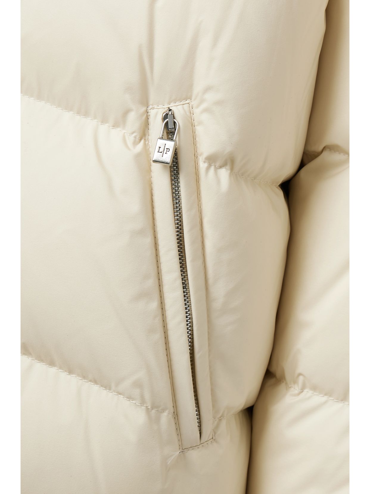 LOROPIANA 미티 리버서블 투톤 퀼팅 쉘 다운 자켓