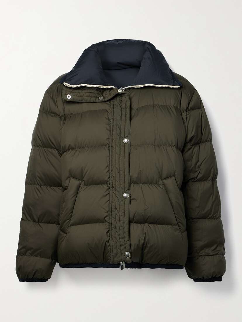 Loro Piana Mitty Reversible Two-tone Quilted Shell Down Jacket