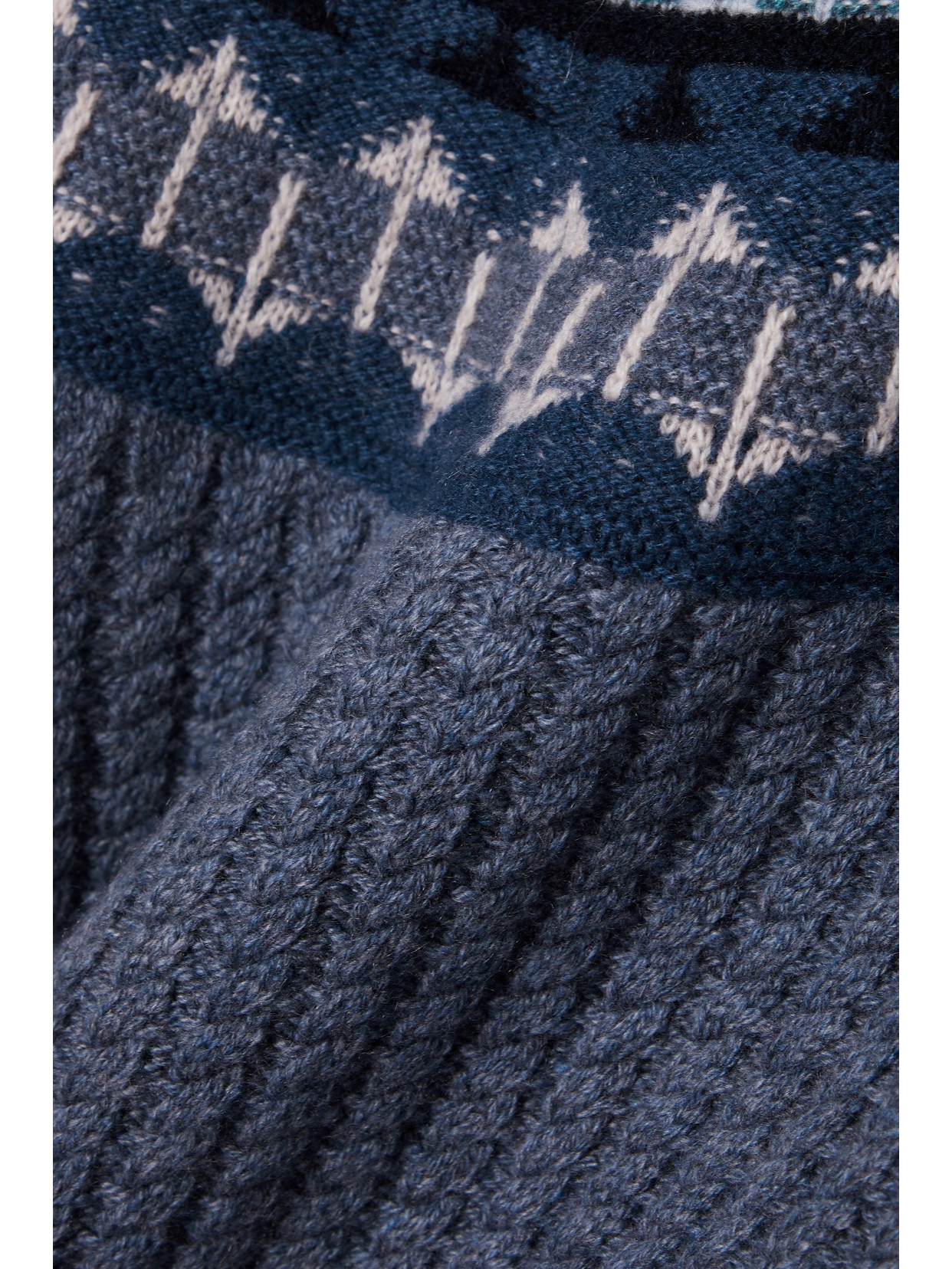 Shop Loro Piana Noel Fair Isle Cable-knit Cashmere Sweater In Multi