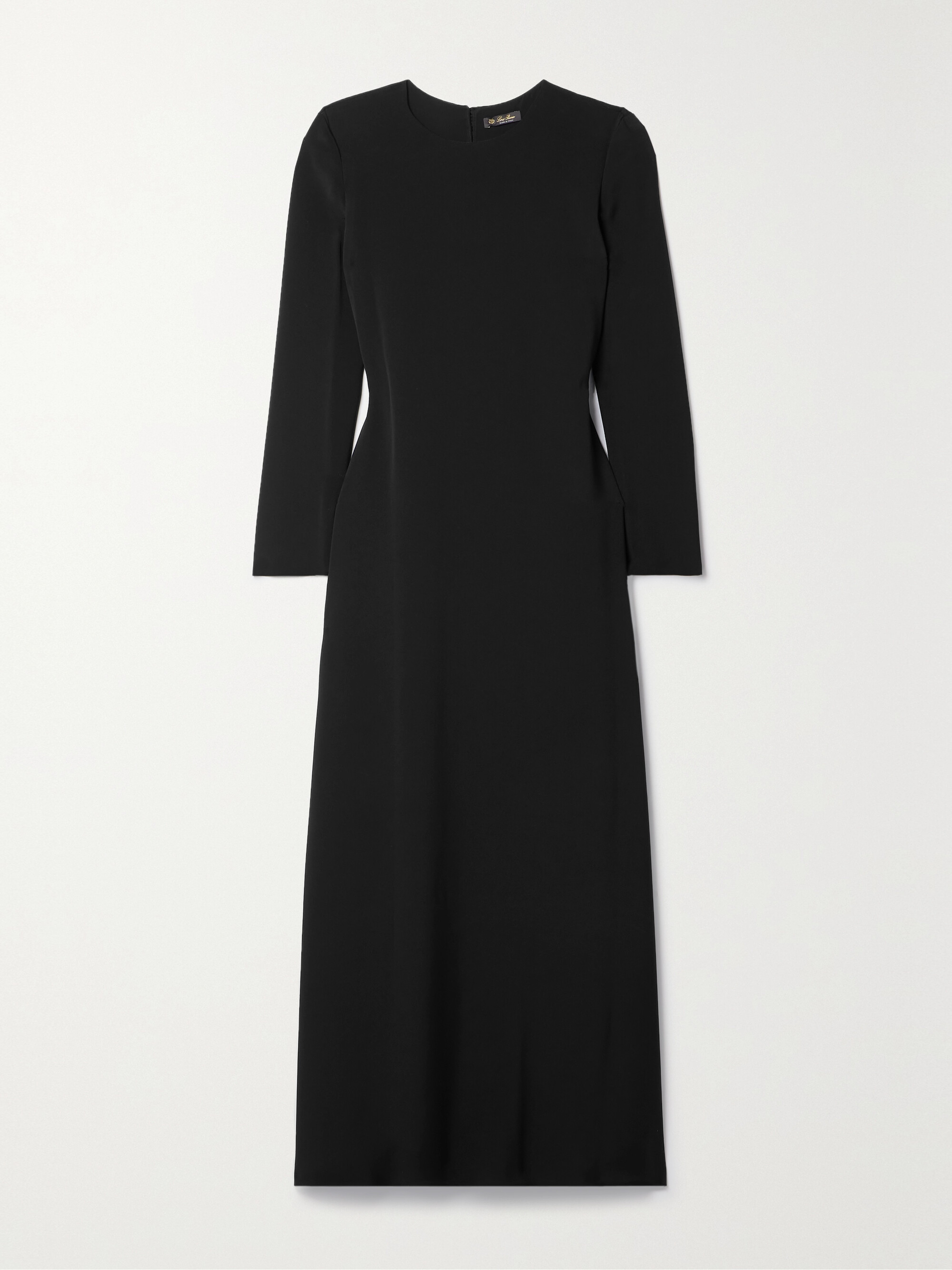 Loro Piana Angelica cutout silk-cady maxi dress thumbnail