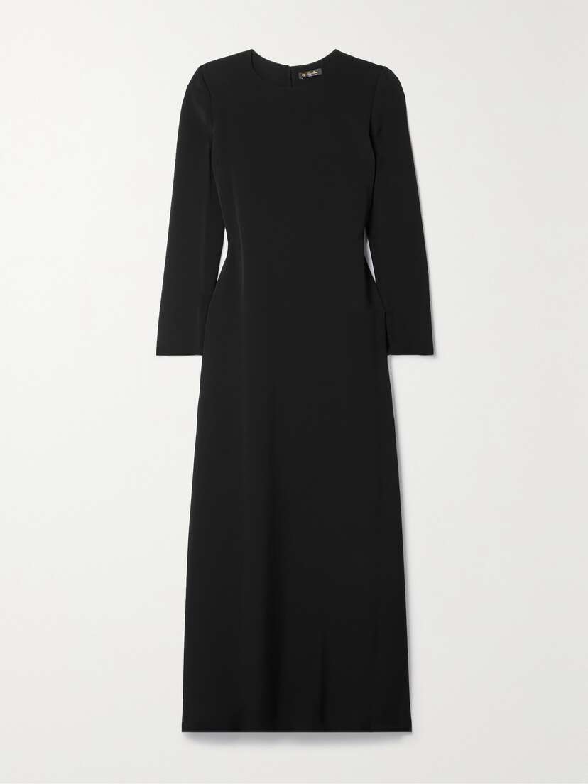 Loro Piana Angelica Cutout Silk-cady Maxi Dress