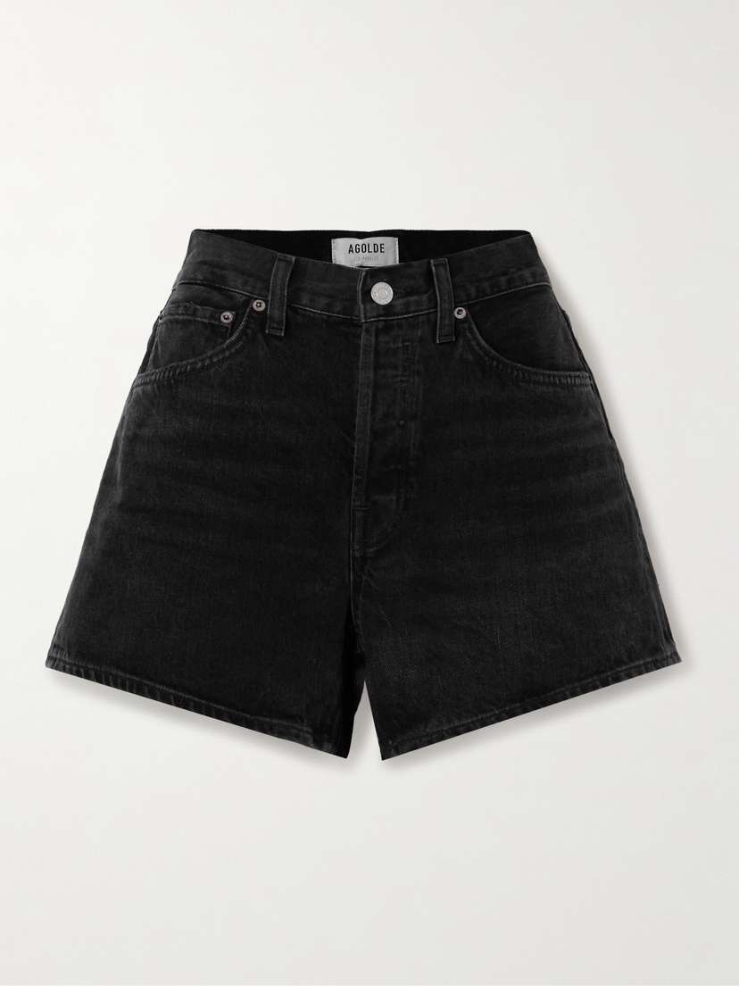 AGOLDE Parker Long Clean Denim Shorts