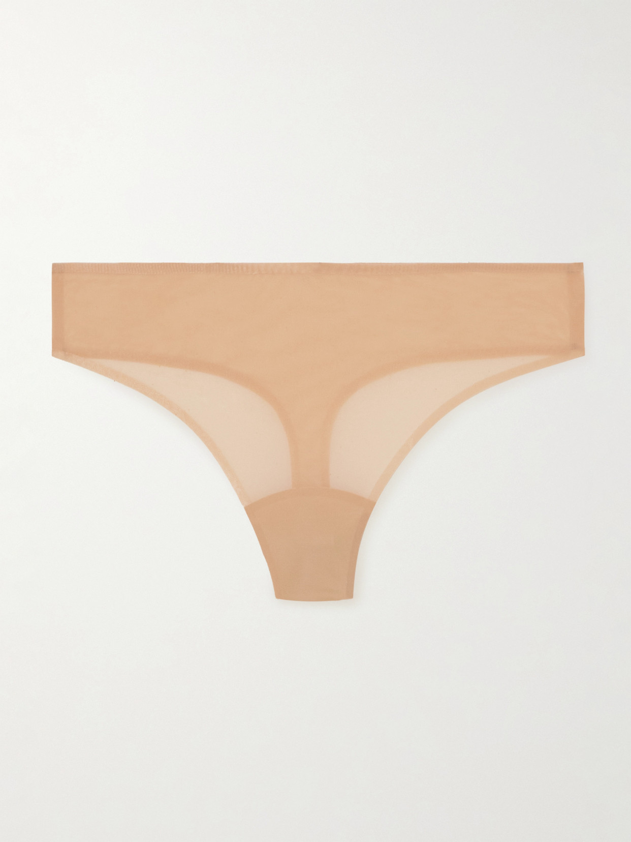 Commando Chic Mesh Thong In Neutrals