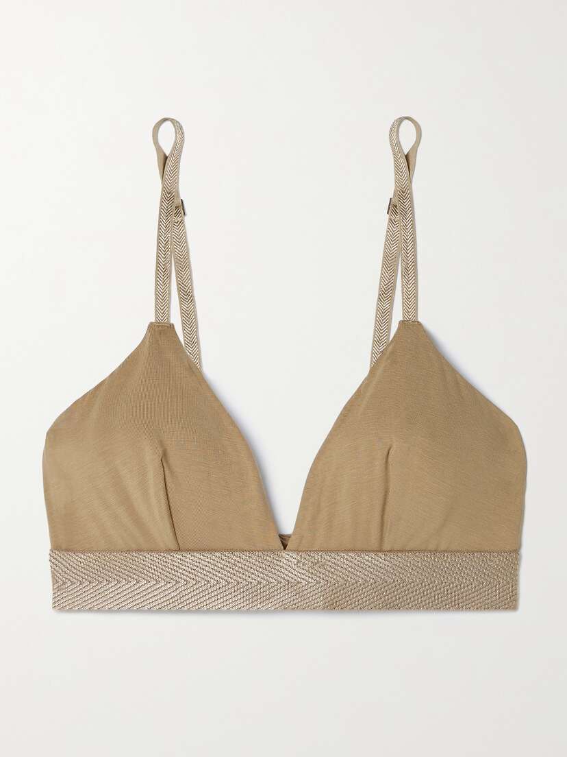 CDLP + Net Sustain Stretch-tencel™ Lyocell Soft-cup Triangle Bra