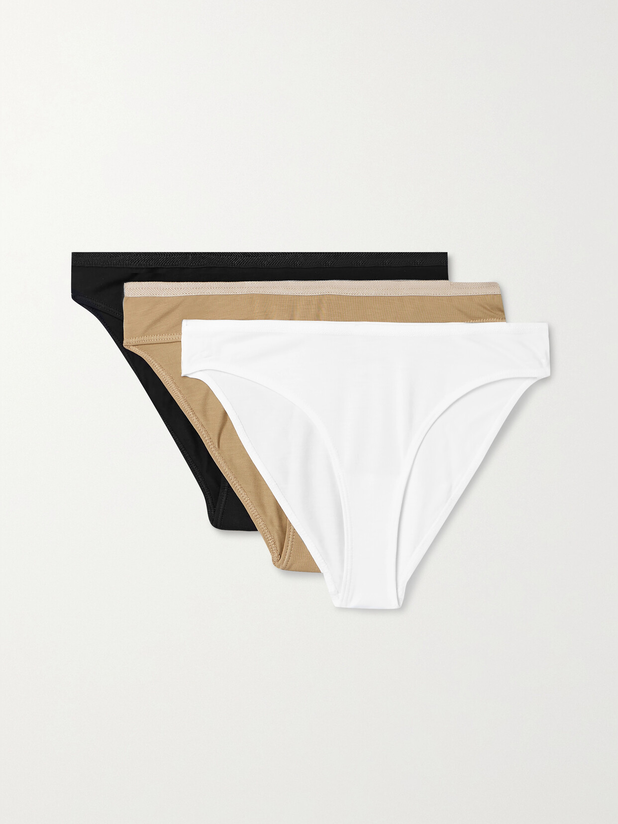 CDLP - Set Of Three Tencel Lyocell-blend Briefs - Multi