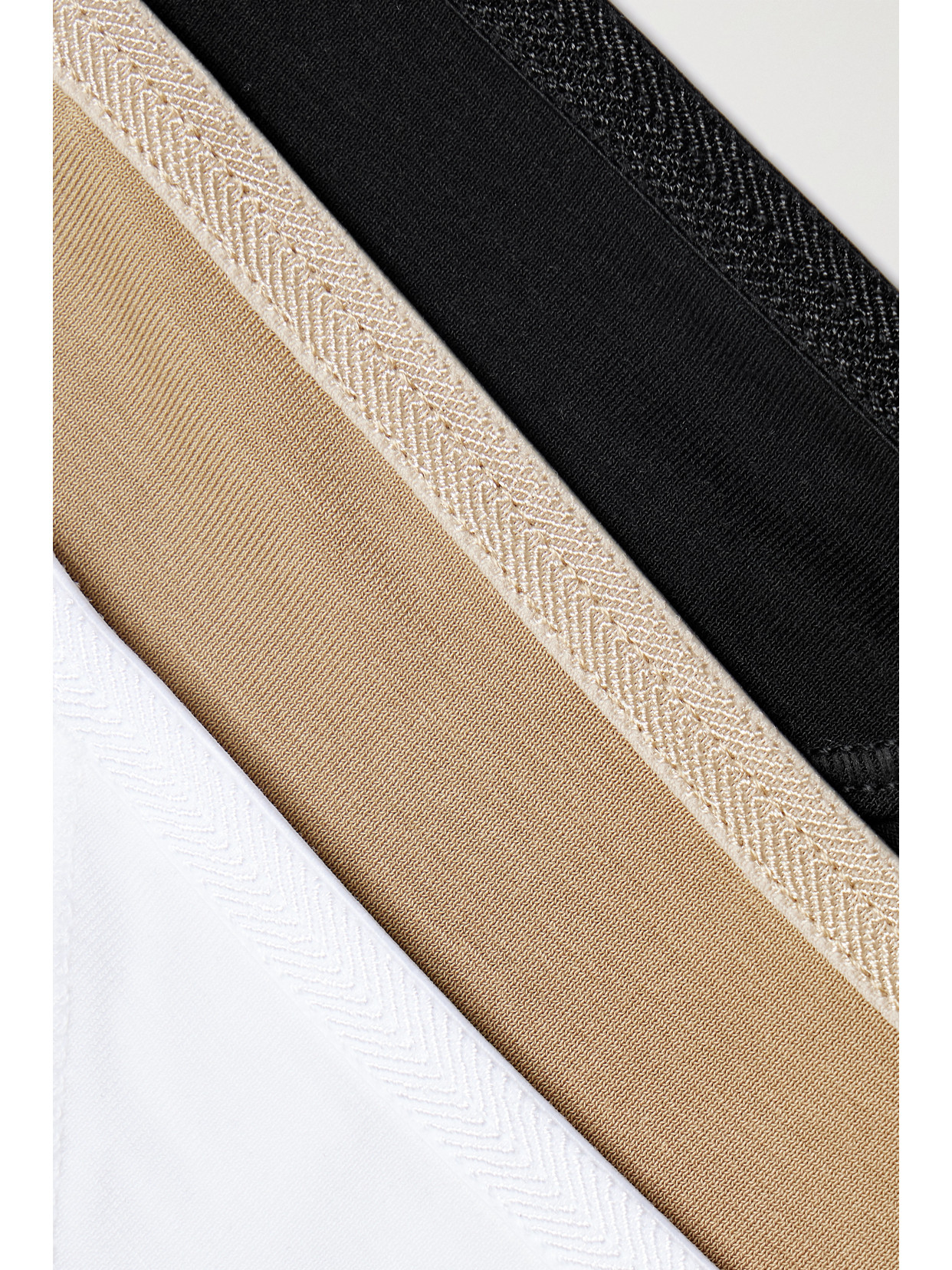 CDLP + NET SUSTAIN TANGA SET OF THREE STRETCH-TENCEL™ LYOCELL BRIEFS