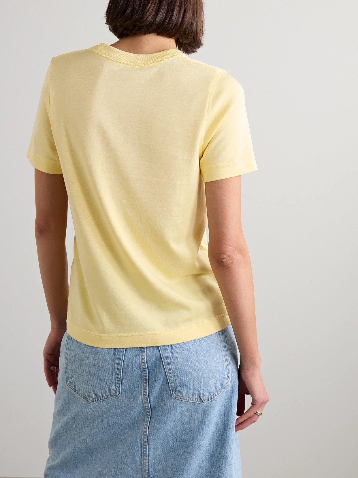 CDLP TENCEL™ LYOCELL AND COTTON-BLEND T-SHIRT