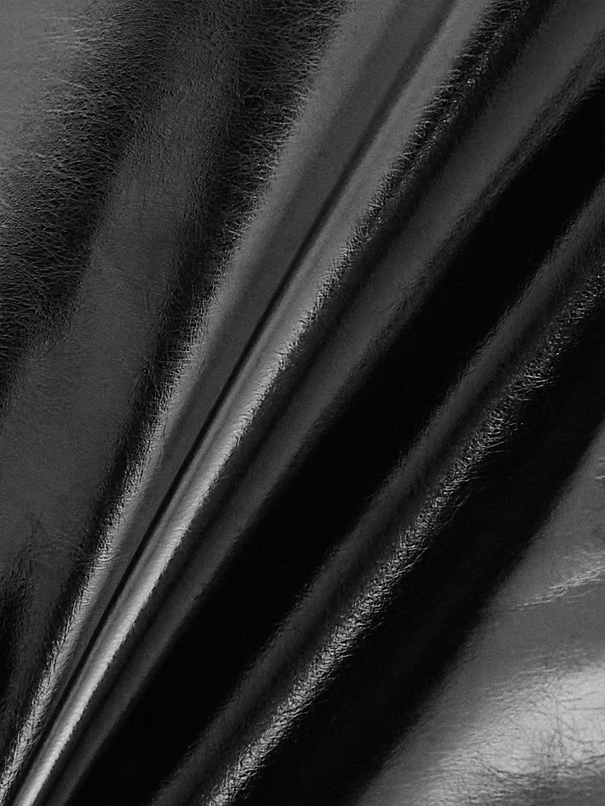 Spanx Faux Patent-leather Leggings In Black