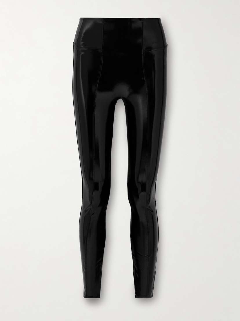 Spanx Faux Patent-leather Leggings