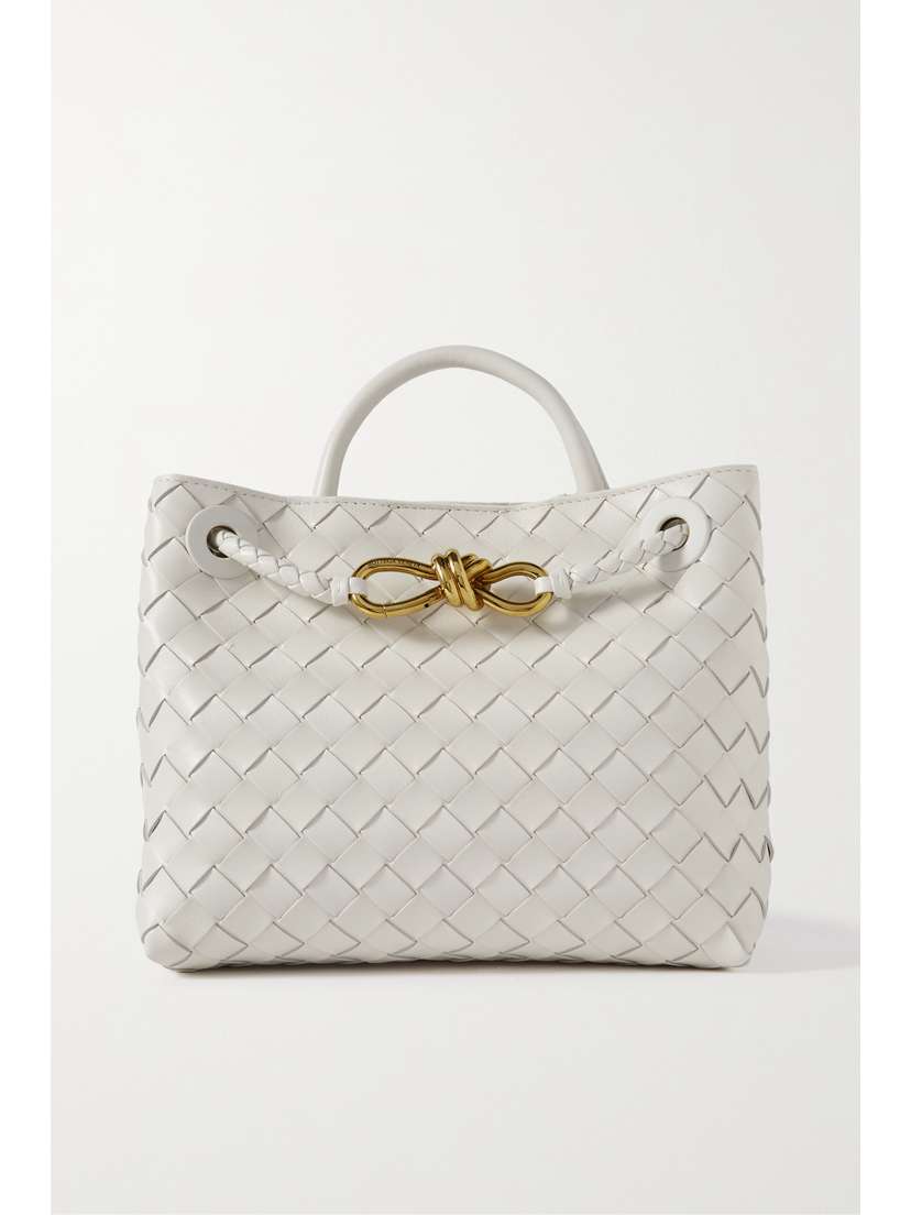 Bottega Veneta Andiamo Small Intrecciato Leather Tote