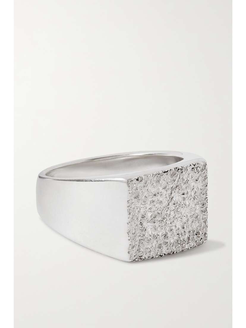 Bleue Burnham + Net Sustain Mini Garden Recycled Sterling Silver Signet Ring