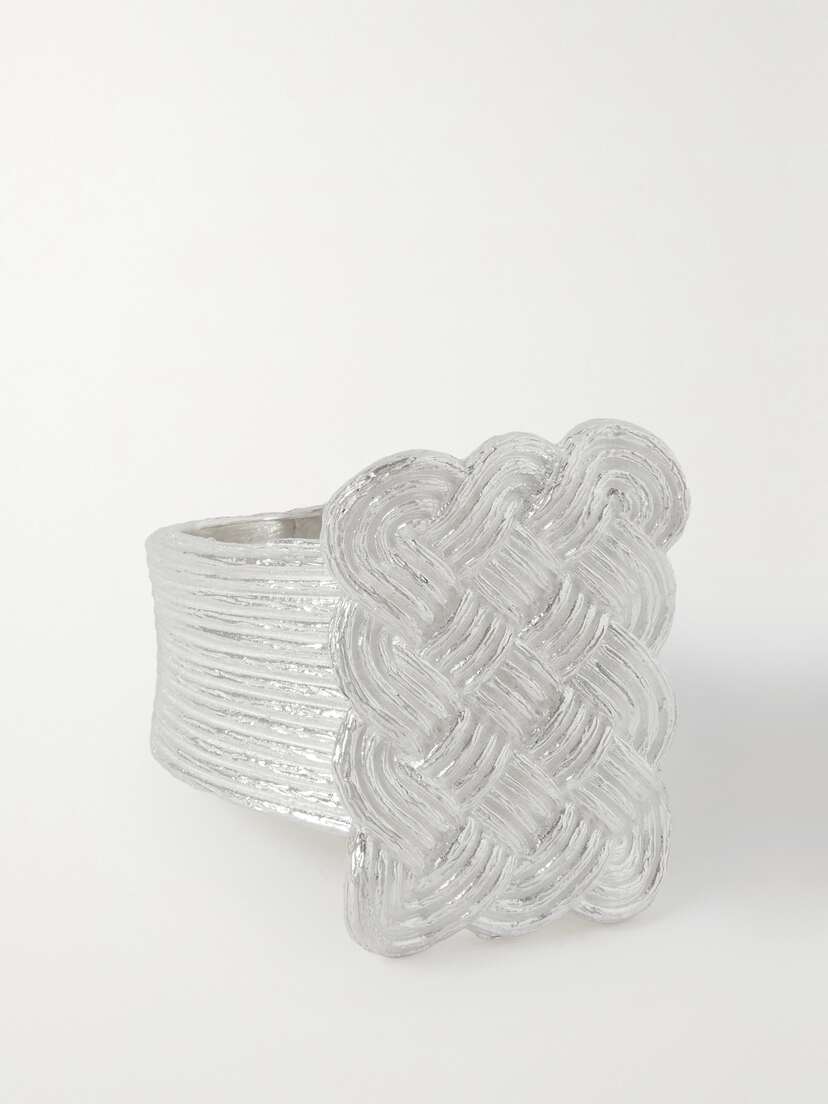 Bleue Burnham + Net Sustain Woven Willow Recycled Sterling Silver Ring