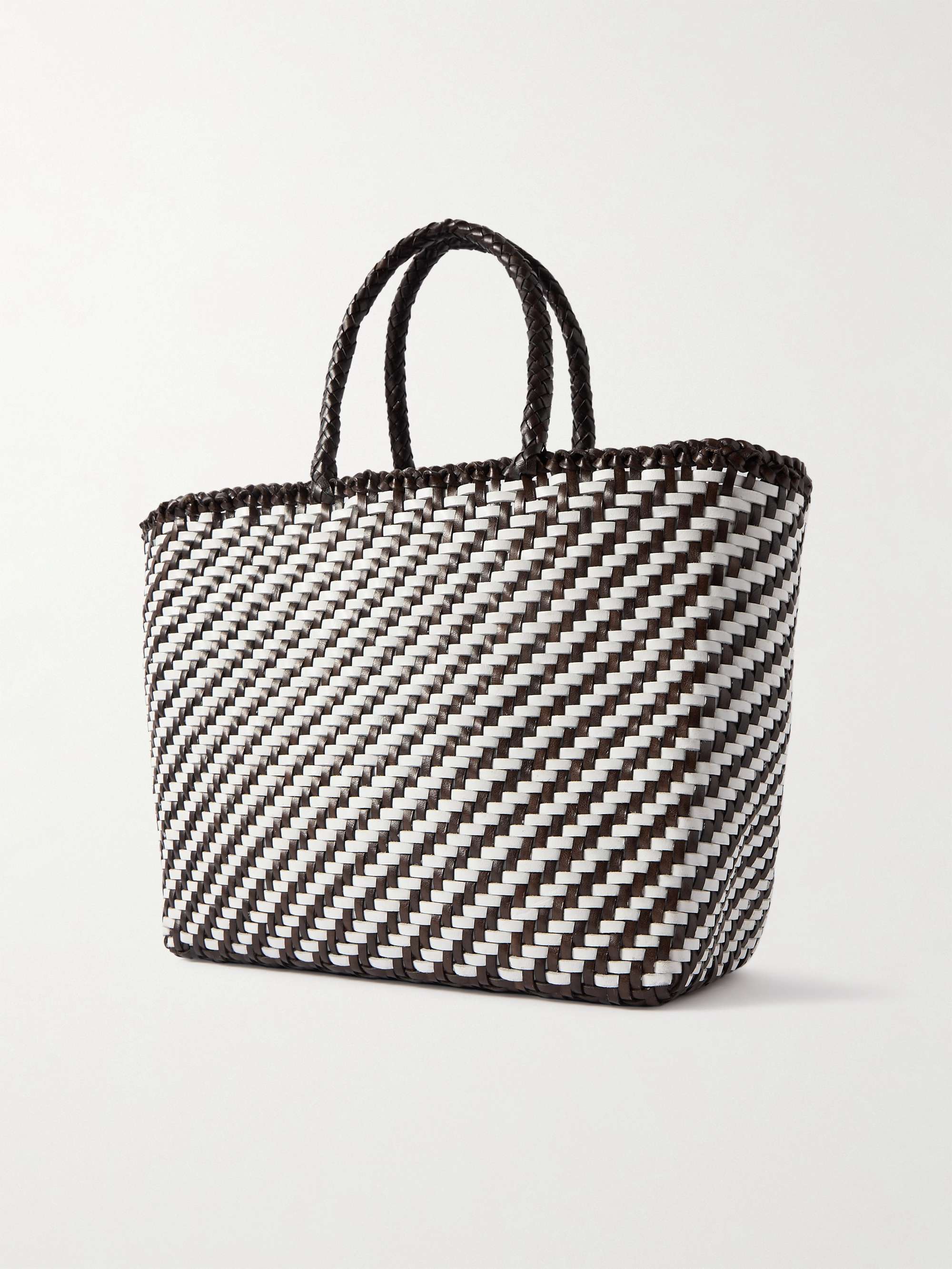 DRAGON DIFFUSION Basket big woven leather tote