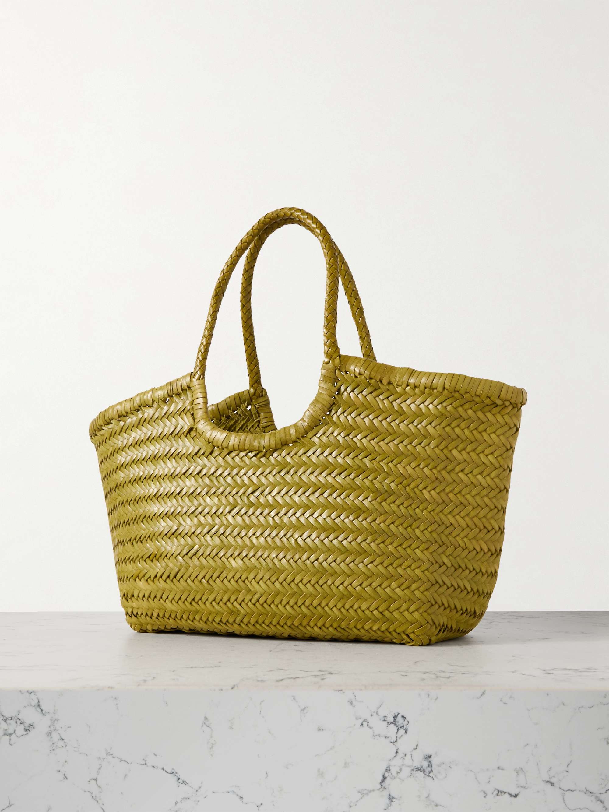 DRAGON DIFFUSION Nantucket large woven leather tote