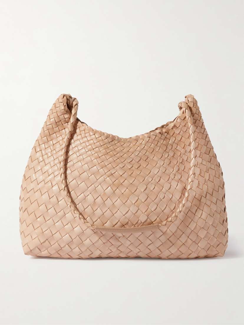 Dragon Diffusion Santa Rosa Woven Leather Shoulder Bag