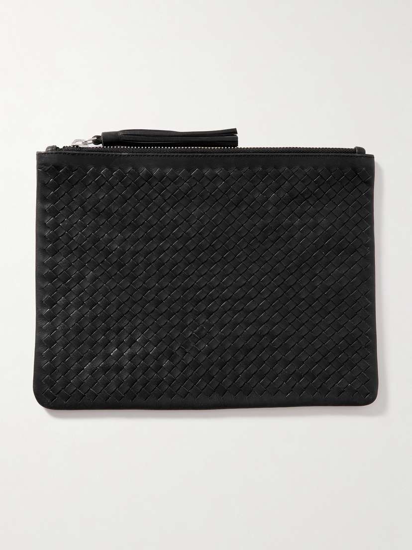 Dragon Diffusion Woven Leather Pouch