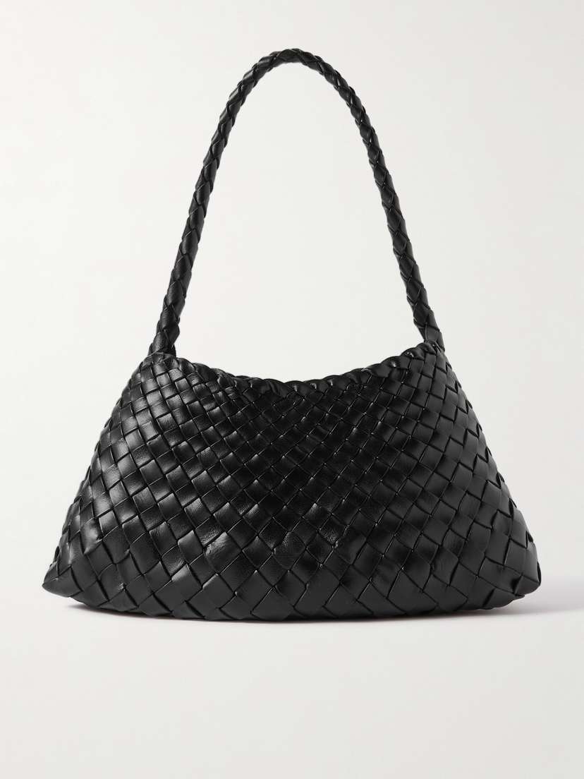 Dragon Diffusion Rosanna Mini Woven Leather Tote
