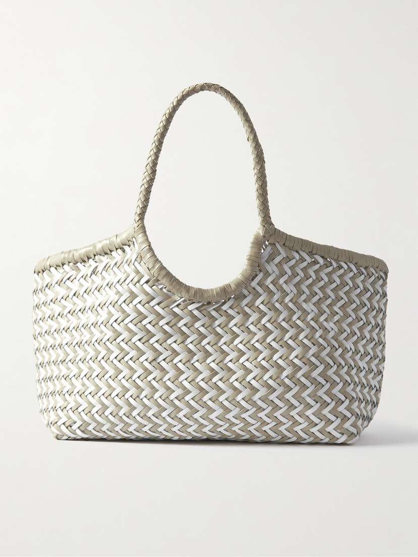Dragon Diffusion Nantucket Large Woven Leather Tote