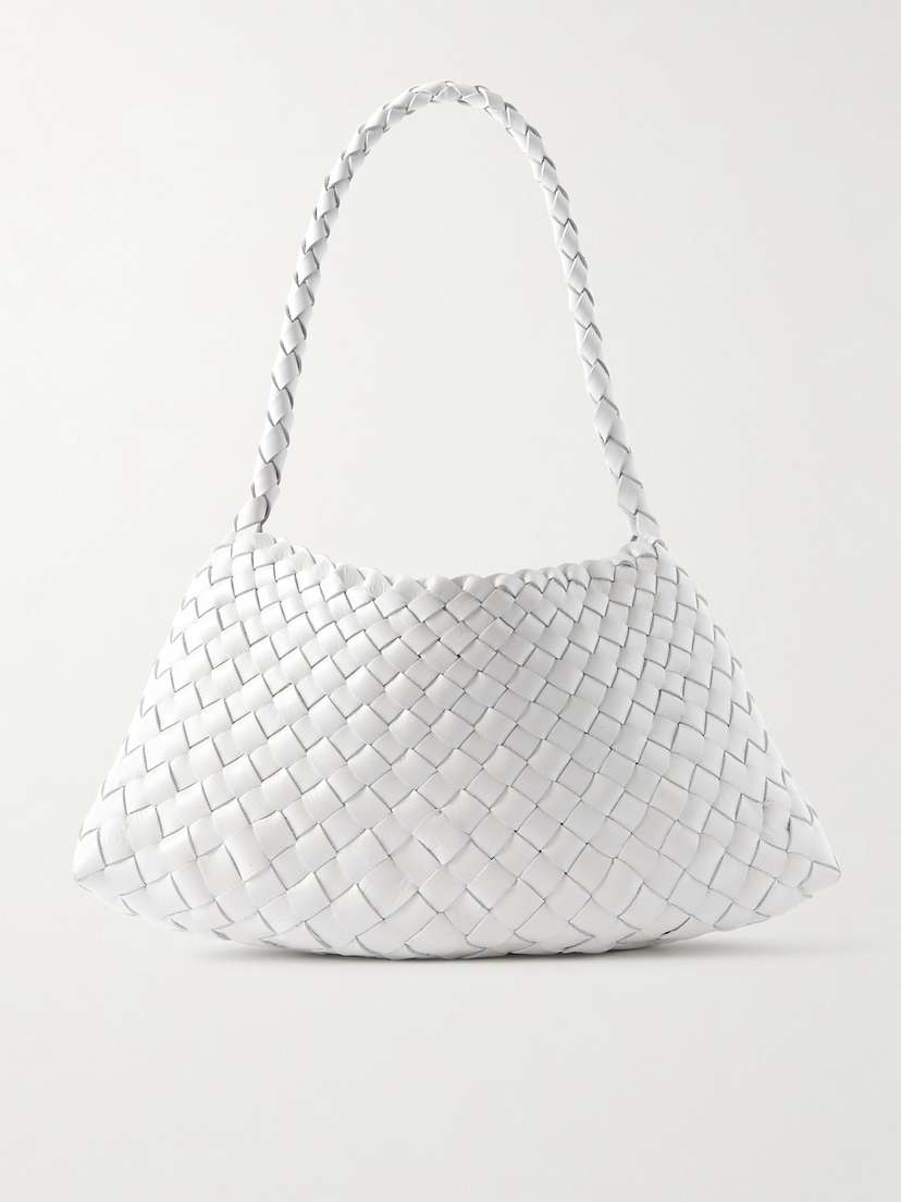 Dragon Diffusion Rosanna Mini Woven Leather Tote