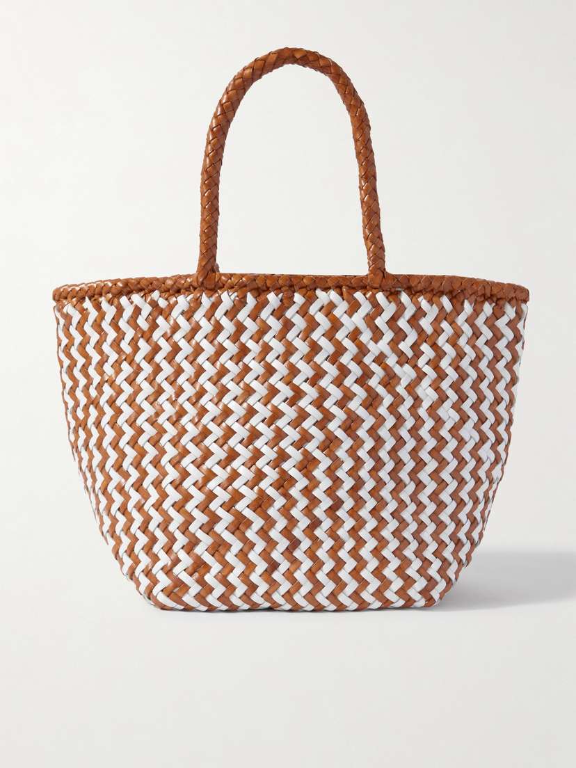 Dragon Diffusion Grace Small Woven Leather Tote