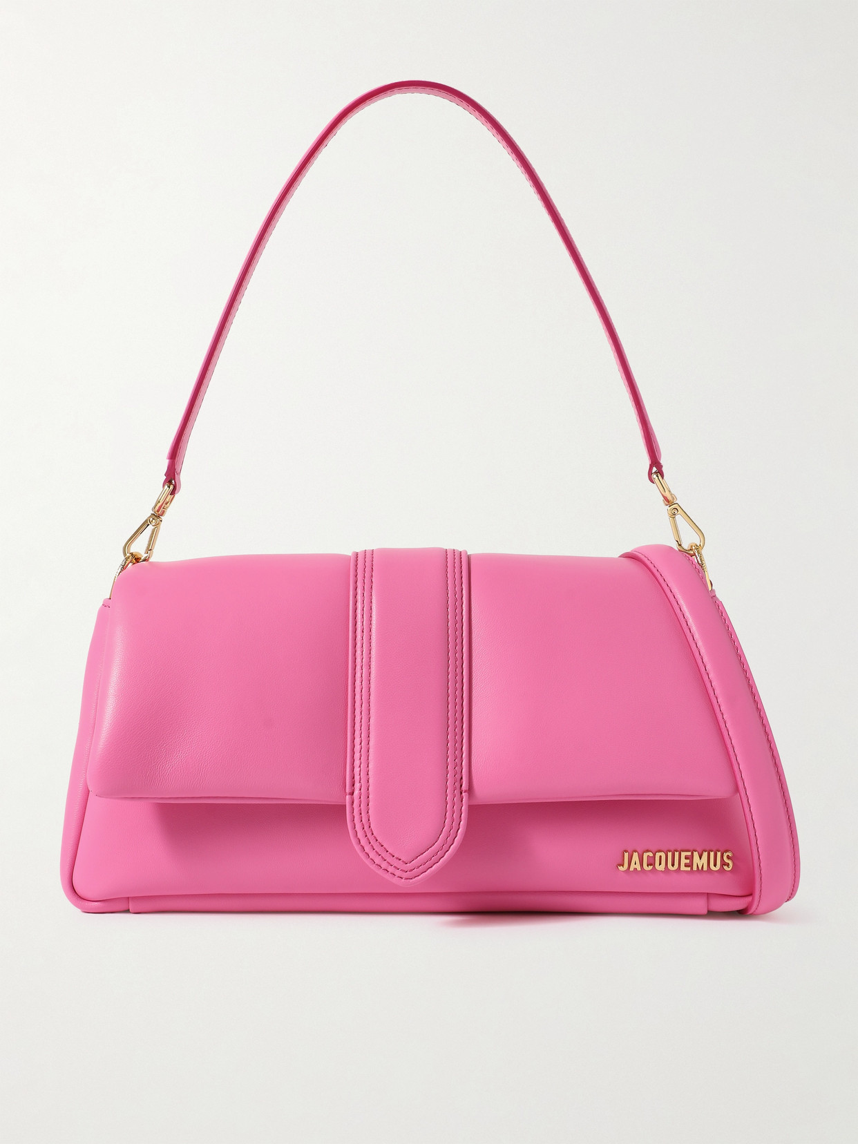 Jacquemus - Le Bambimou Padded Mini Leather Shoulder Bag - Pink