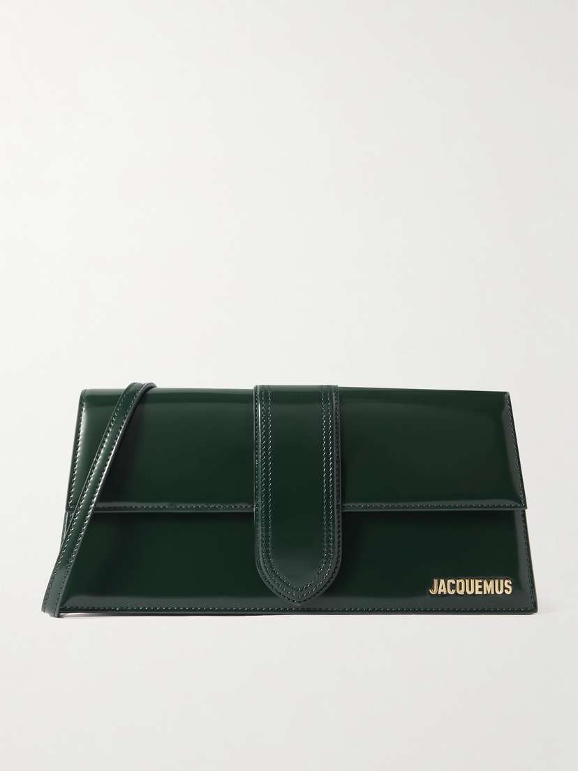 Jacquemus Le Bambino Long Patent-leather Shoulder Bag