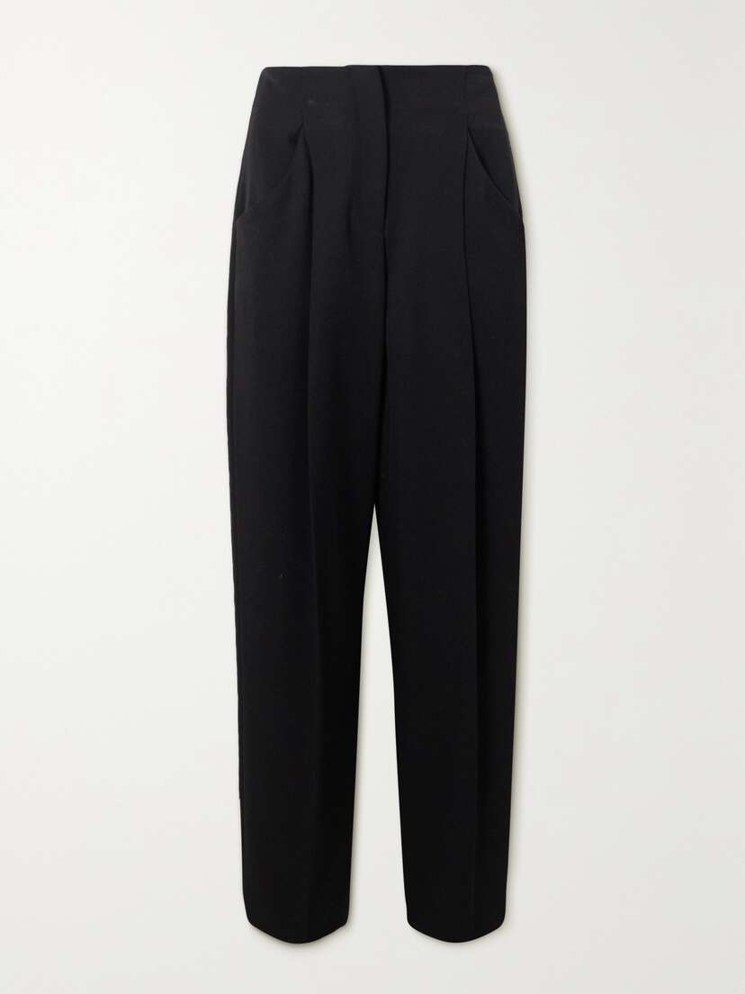 Tod's Pleated Wool-twill Tapered Pants