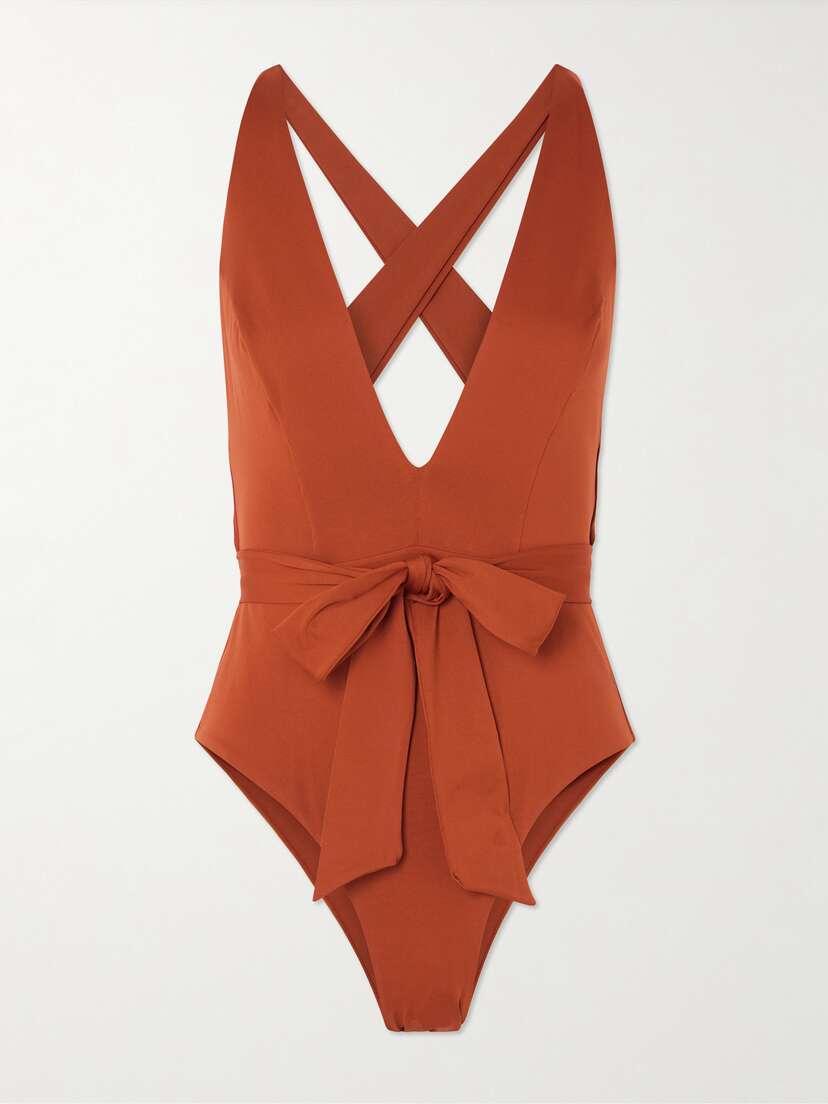 Max Mara Beachwear Cristel Open-back Swimsuit
