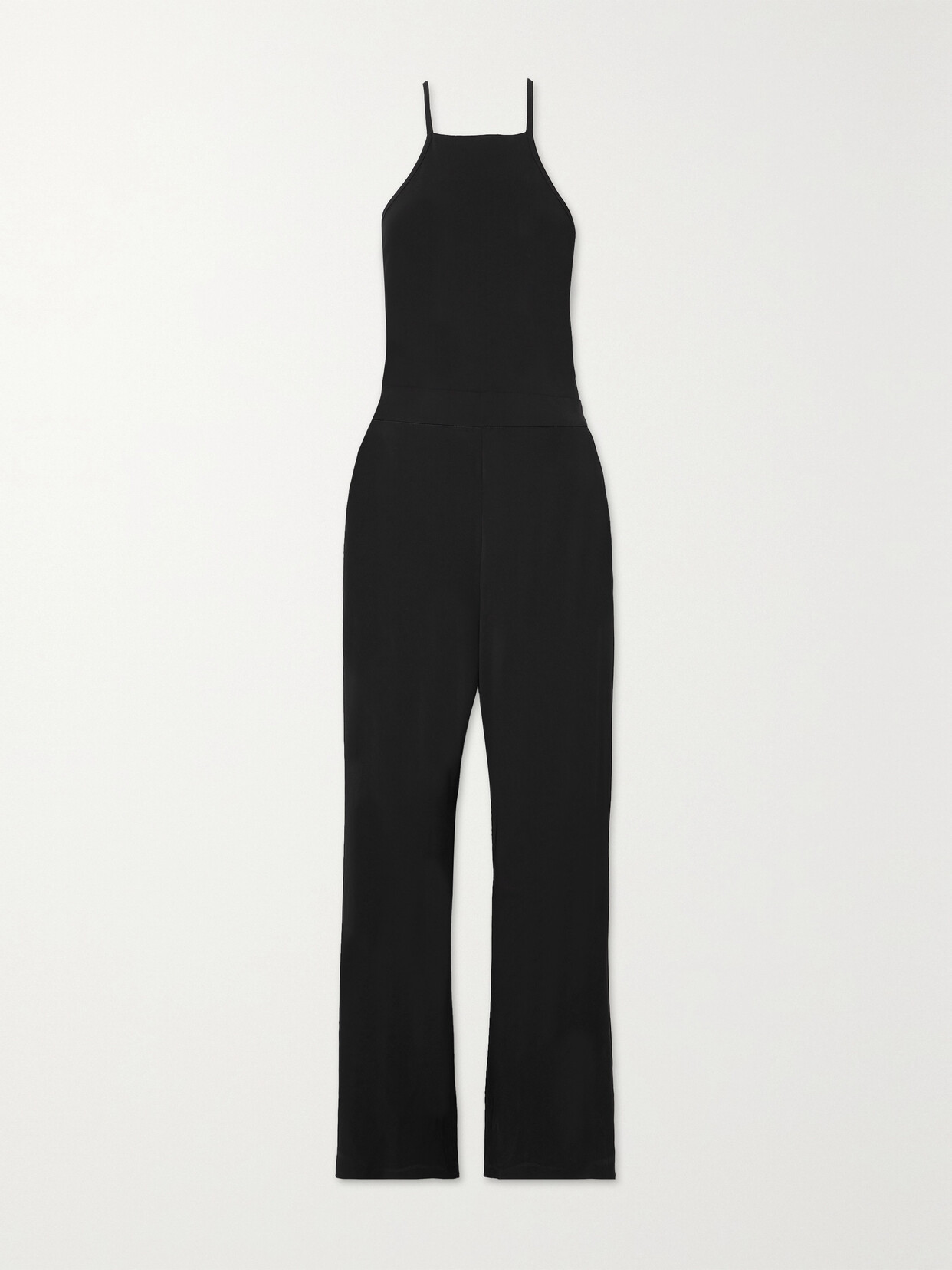 Max Mara Agar Stretch-jersey Jumpsuit In Black