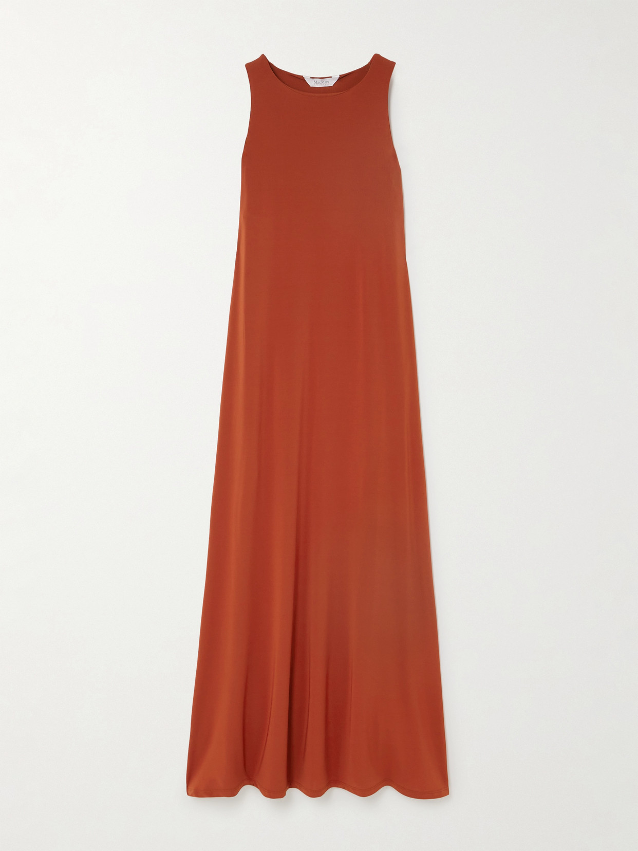 Max Mara Leisure Supremo Stretch-jersey Midi Dress In Red