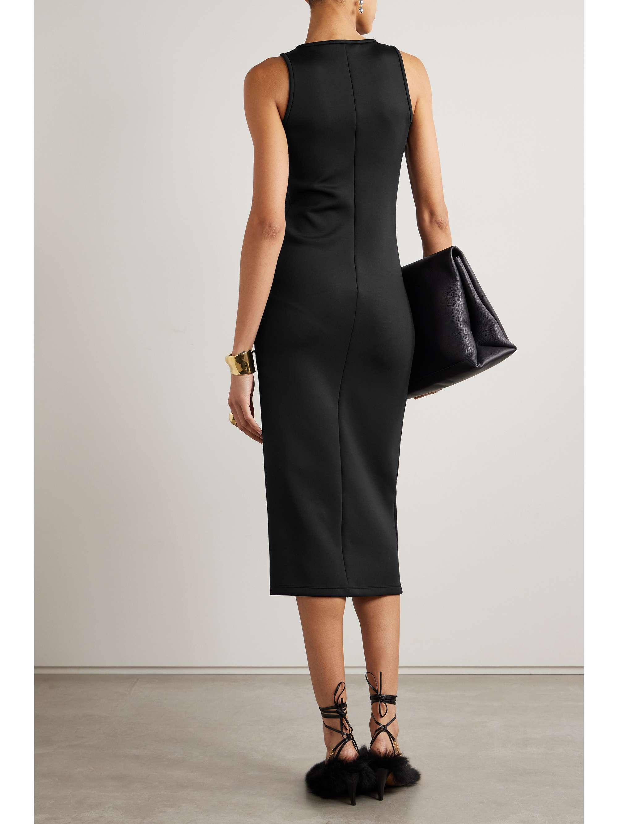MAX MARA Leisure Baccano stretchponte midi dress NETAPORTER