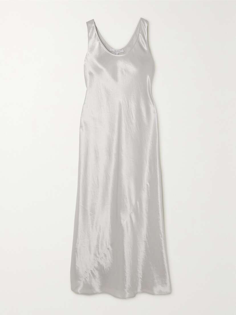 Max Mara Leisure Talete Satin Midi Dress