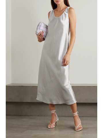 Max Mara Leisure Talete satin midi dress