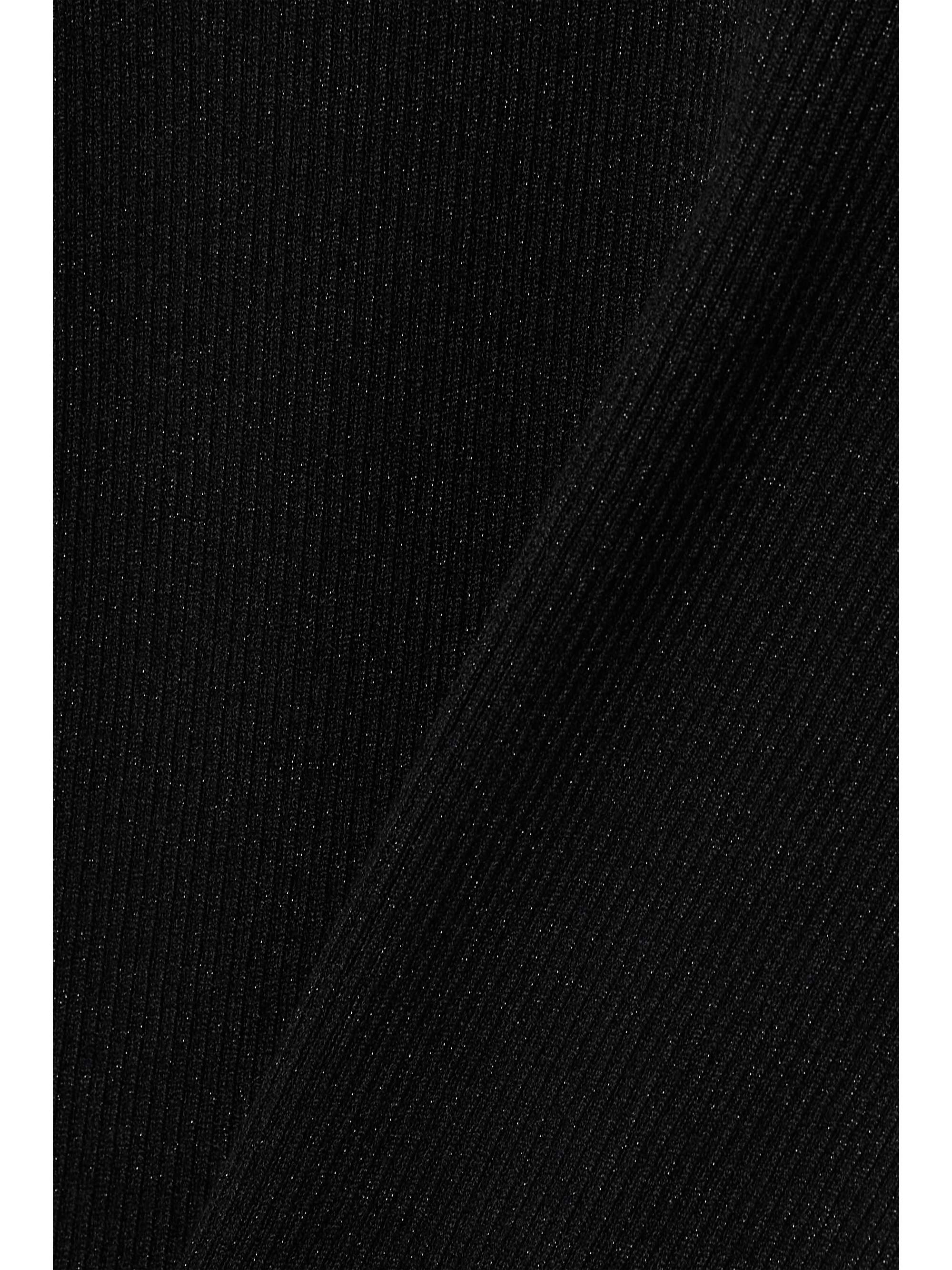 MAX MARA Leisure Peter metallic ribbedknit turtleneck sweater NETA