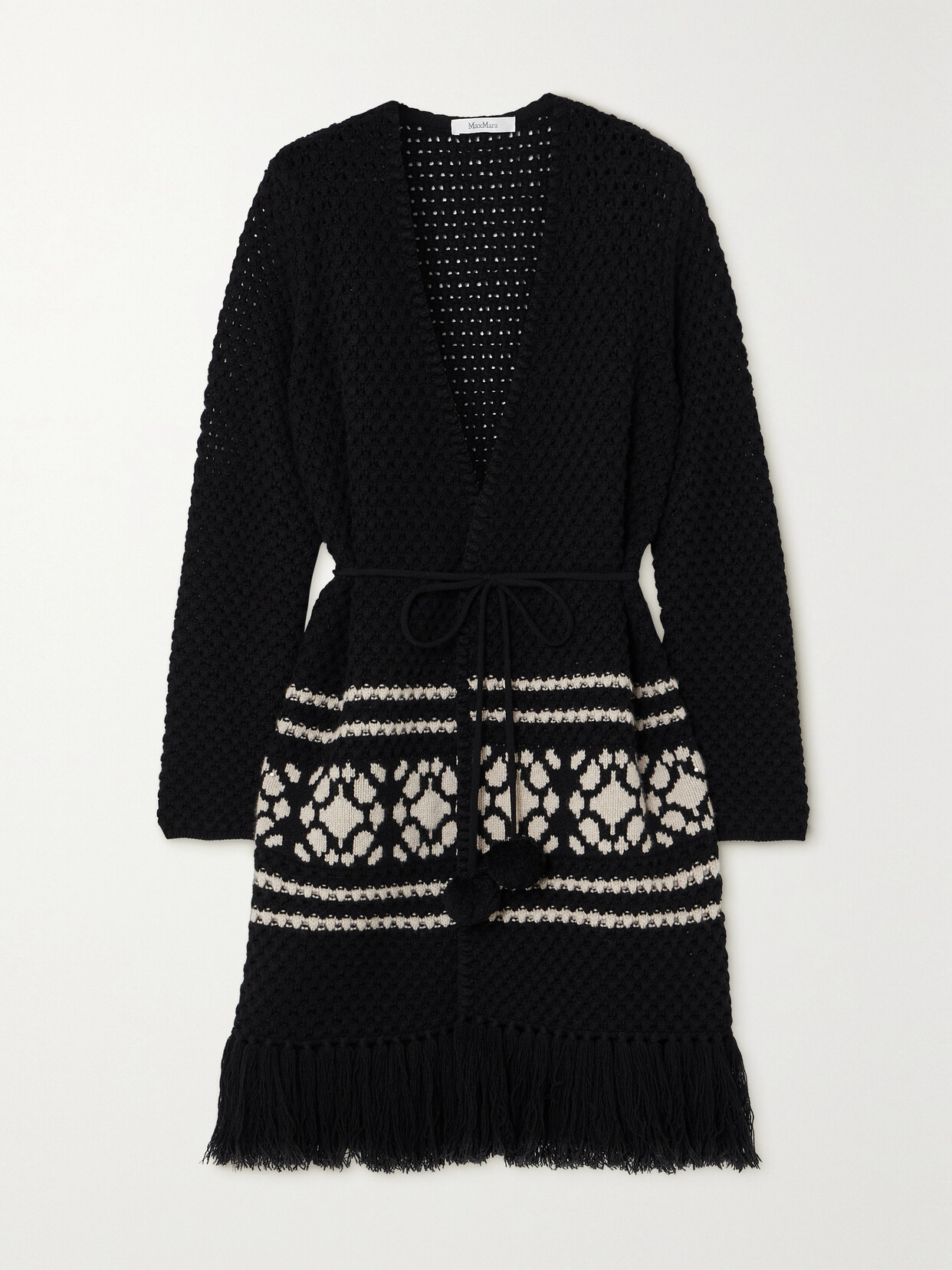 Max Mara Orione Cardigan In Black