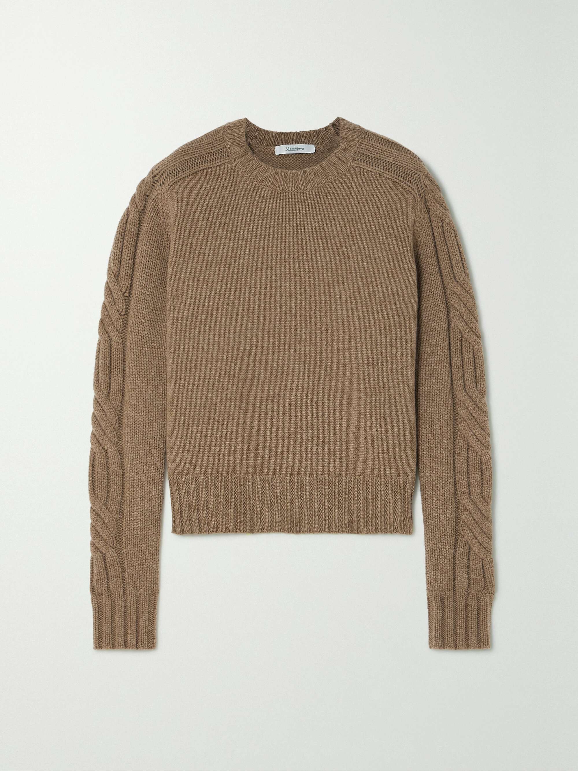 MAX MARA Berlina cable-knit cashmere sweater | NET-A-PORTER