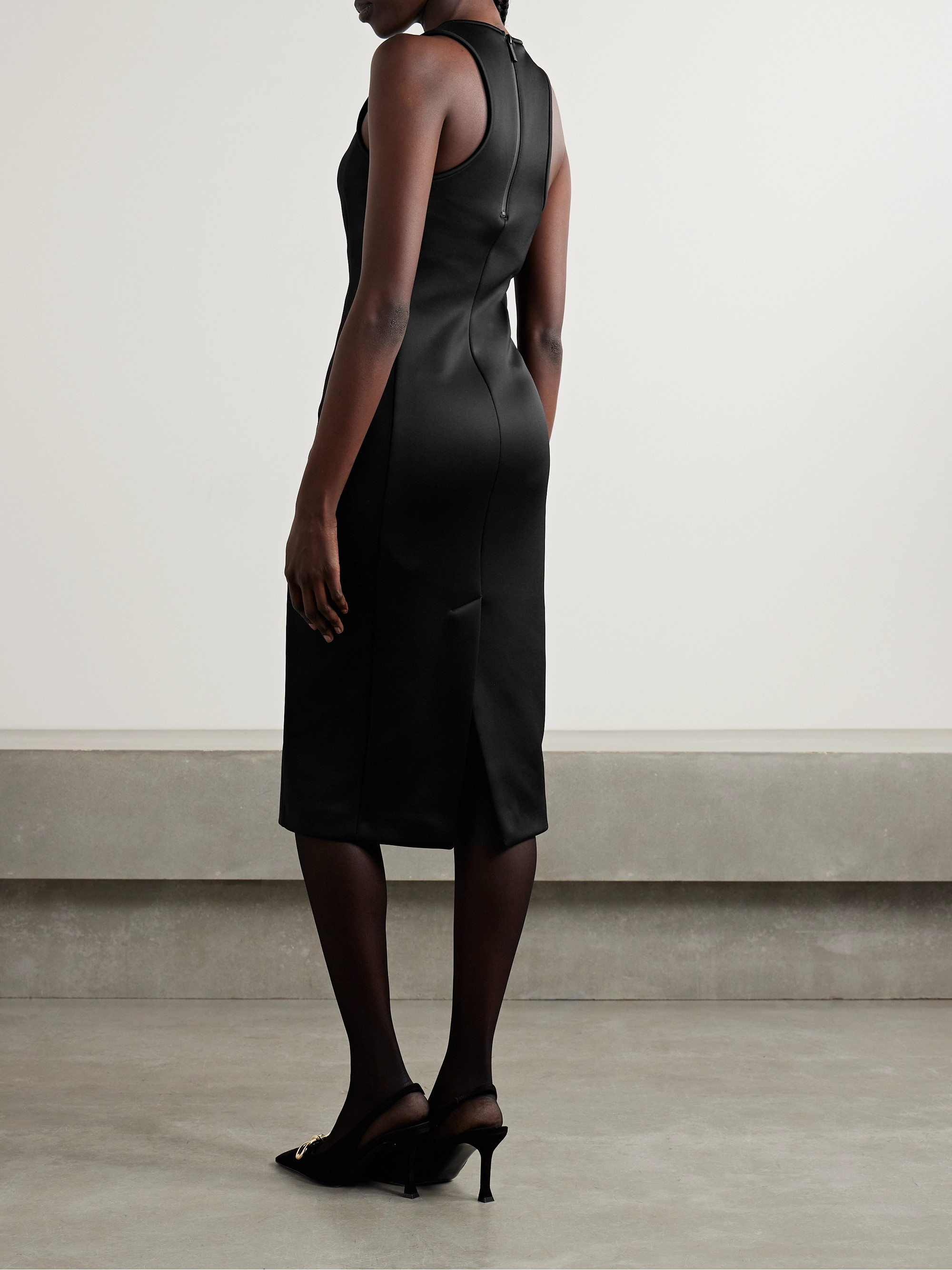 Max Mara Vetta woven midi dress thumbnail